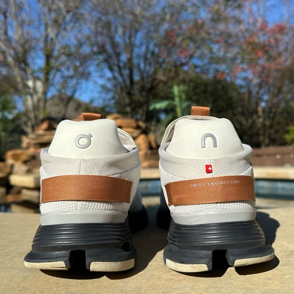 On Running Cloudnova White Pecan - Size 14 Men’s - Picture 7 of 9